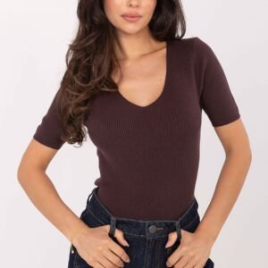 Sweter Damski Model PM-SW-B-627.63 Dark Brown - Factory Price