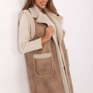 Kamizelka Model IT-KZ-96916.68 Beige - Factory Price