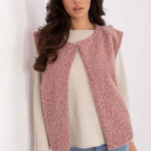 Kamizelka Model IT-KZ-FL9622.29P Dark Pink - Rue Paris