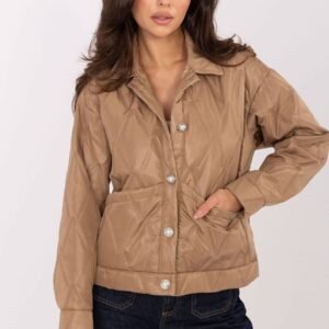 Kurtka  Damska Model IT-KR-FL9626.77 Camel - Rue Paris