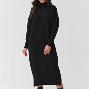 Sukienka Model S166 Black - Makadamia