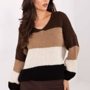 Sweter Damski Model MI-SW-0409.85 Brown - Rue Paris