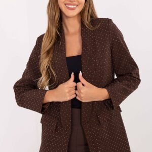 Marynarka Model IT-MA-18657.88 Brown - Rue Paris