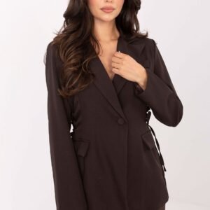 Marynarka Model MI-MA-A5162.21 Dark Brown - Italy Moda