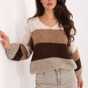 Sweter Damska Model MI-SW-0409.85 Ecru - Rue Paris