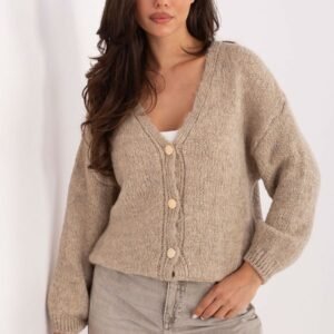 Sweter Damski Model MI-SW-0309.89 Beige - Rue Paris