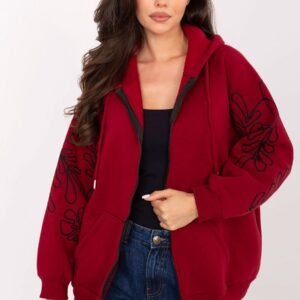 Bluza Damska Model RV-BL-A911.22 Bordo - Relevance