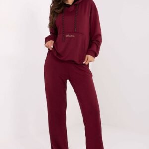 Spodnie Komplet Model RV-KMPL-A903.23 Bordo - Relevance