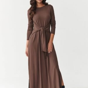 Sukienka Model M894 Czekolada - Makadamia