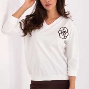 Bluzka Model RV-BZ-A891.21P Ecru - Relevance