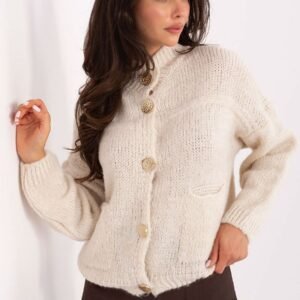 Sweter Damski Model MI-SW-WM218.02 Light Beige - Italy Moda