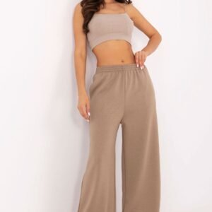 Spodnie Damskie Model IT-SP-21559.75 Dark Beige - Italy Moda