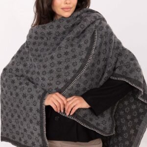 Sweter Ponczo Model AT-PN-7661.89 Dark Grey - Factory Price