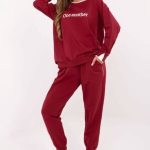 Spodnie Komplet Model RV-KMPL-A883.68 Bordo - Relevance