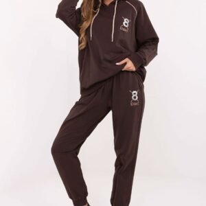 Spodnie Komplet Model RV-KMPL-A884.22 Dark Brown - Relevance