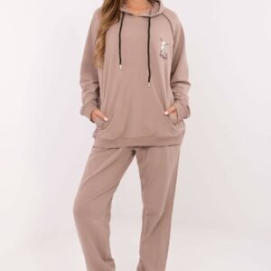 Spodnie Komplet Model RV-KMPL-A884.22 Dark Beige - Relevance