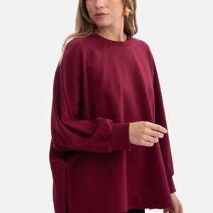 Bluza Damska Model B306 Burgund - BeWear