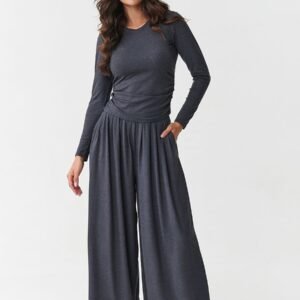 Spodnie Komplet Model M892 Antracyt - Makadamia