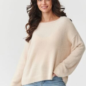 Sweter Damski Model S171 Light Beige - Makadamia