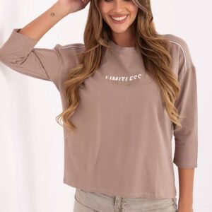 Bluzka Model RV-BZ-A826.89 Dark Beige - Relevance