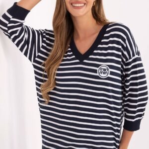 Bluzka Model RV-BZ-A791.53 Navy - Relevance