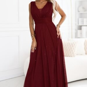 Sukienka Model 637-1 Bordo - Numoco