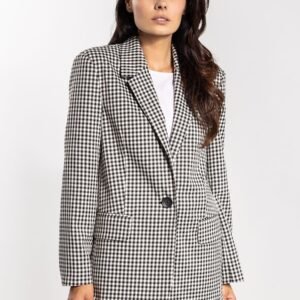 Marynarka Model A749 White/Black - awama