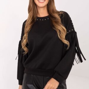Bluza Damska Model IT-BL-21731.85 Black - Rue Paris