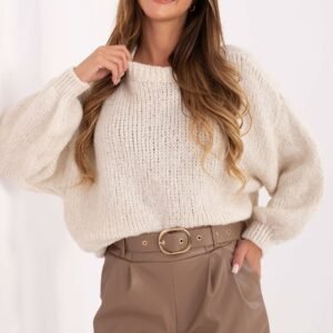 Szorty Damskie Model IT-SN-FL8701.97 Dark Beige - Rue Paris