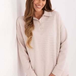 Bluzka Model LK-BZ-510126.00 Light Beige - Lakerta