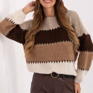 Sweter Damski Model MI-SW-2309.95 Light Beige - Italy Moda