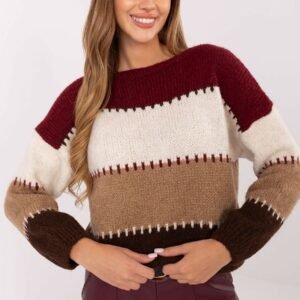 Sweter Damski Model MI-SW-2309.95 Bordo - Italy Moda