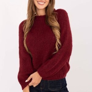 Sweter Damski Model MI-SW-1311.31 Bordo - Italy Moda