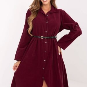 Sukienka Model MI-SK-92400.17 Bordo - Italy Moda