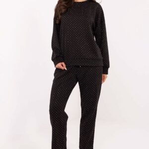 Spodnie Komplet Model IT-KMPL-21718.27P Black - Rue Paris
