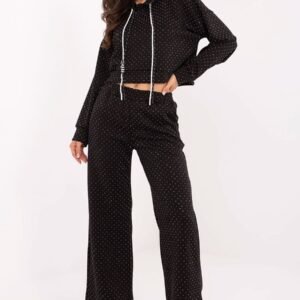 Spodnie Komplet Model IT-KMPL-21719.86 Black - Rue Paris