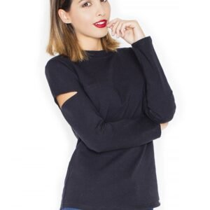 Bluzka Model K339 Black - Katrus