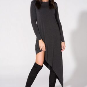 Sukienka Model T152 Dark Grey - Tessita