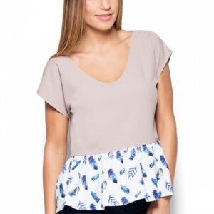 Bluzka Model K431 Beige - Katrus