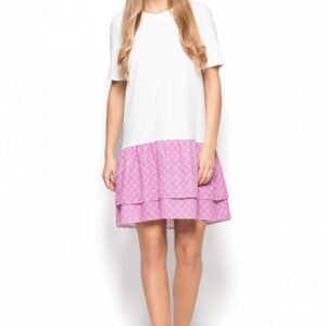 Sukienka Model K412 Wzór 37 White - Katrus