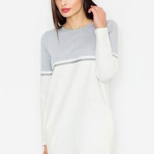 Sukienka Model M510 Grey/Ecru - Figl