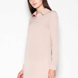 Bluzka Koszulowa Model VT054 Beige - Venaton