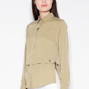 Koszula Damska Model VT027 Oliwka - Venaton Hurtownia odzieży on-line, moda damska, bielizna i obuwie dla kobiet - Matterhorn.pl