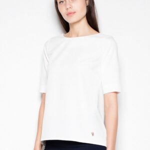 Bluzka Model VT002 Ecru  - Venaton