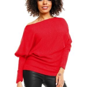 Sweter model 70003 Neon Coral - PeeKaBoo