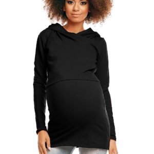 Bluza model 1473 Black - PeeKaBoo