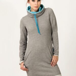 Sukienka model Kaja Light Gray/Blue - Tessita