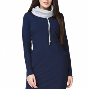 Sukienka model Kaja2 Navy/Light Gray - Tessita