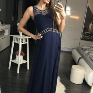 Sukienka Wieczorowa Model 17771 Navy - YourNewStyle