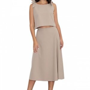 Spódnica Komplet Model M578 Beige - Figl